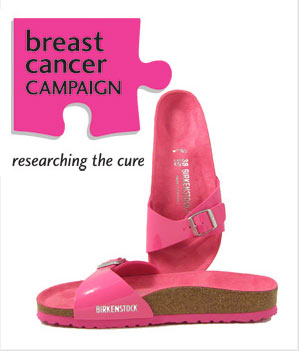 Birkenstock Pink Madrid Shoes Campaign Against Breast Cancer