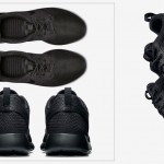 black mesh sneakers Nike Roshe One details