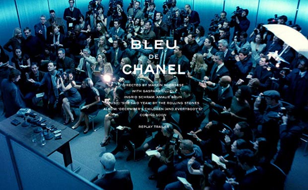 Bleu de Chanel perfume ad Gaspard Ulliel