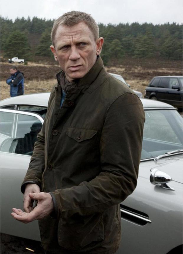 Bond s Jacket Skyfall Daniel Craig Barbour