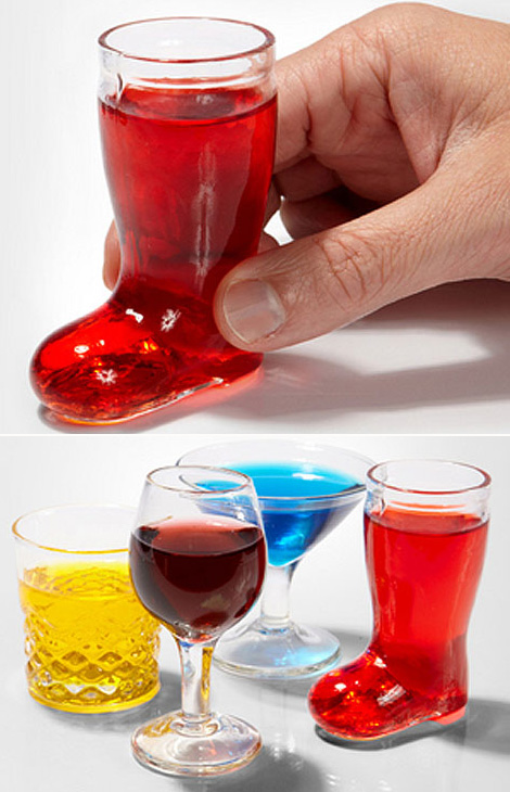 boot glass mini cocktail glasses set