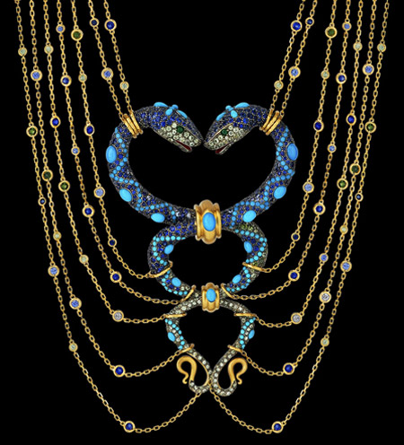 Boucheron Snake Necklace by Harumi Klossowska