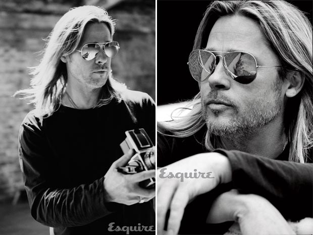 Brad Pitt Esquire photos by Max Vadukul