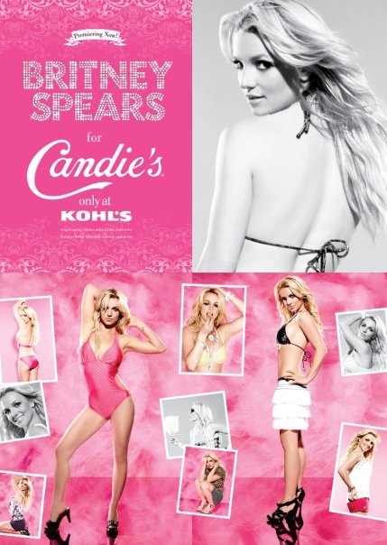 Britney Spears Candies ad campaign 2009 2