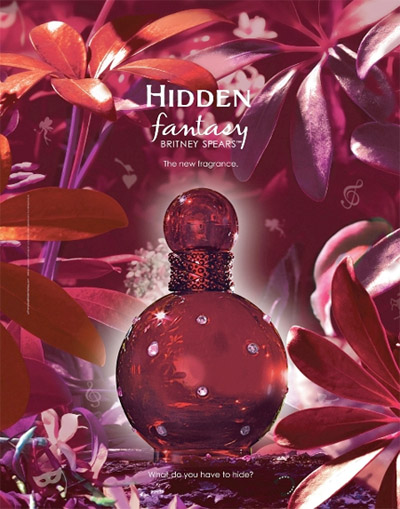 Britney Spears Hidden Fantasy perfume bottle