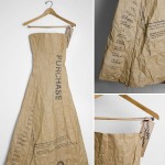 Brown Paper Dress