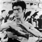 Bruce Lee bw photo