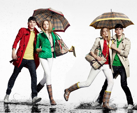 Burberry April Showers collection 2010