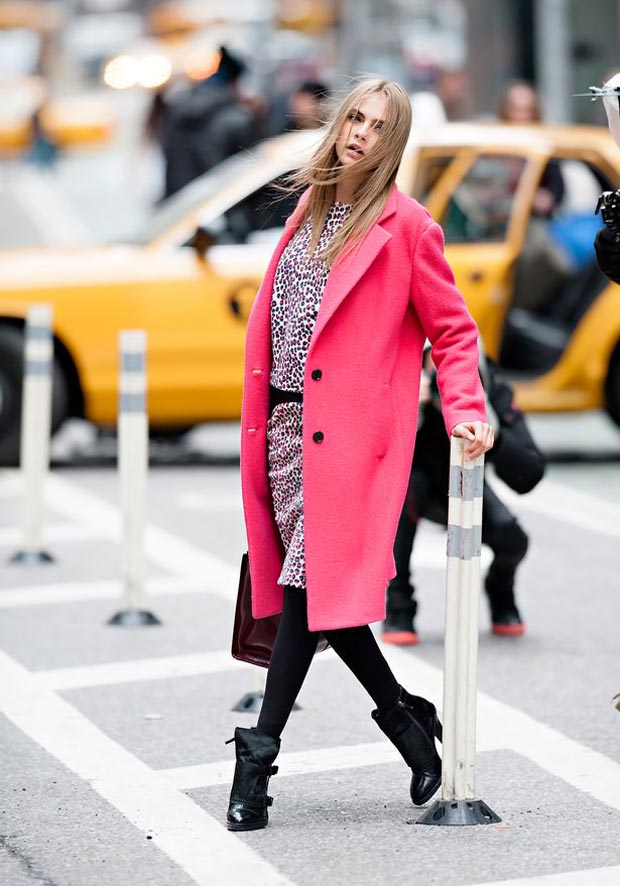 Model At Work: Cara Delevingne DKNY Ad Campaign