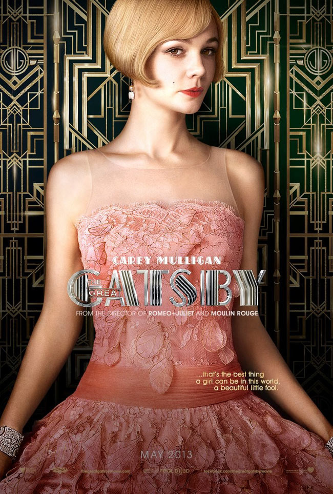 Carey Mulligan Gatsby Daisy wears Prada Tiffany