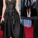 Carey Mulligan Prada black dress 2010 Oscars