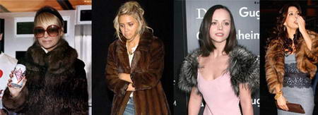 Celebrities Wearing Fur