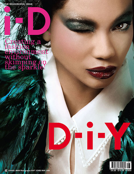 Chanel Iman i D May 2009 cover