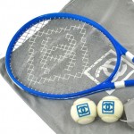 Chanel tennis racket blue