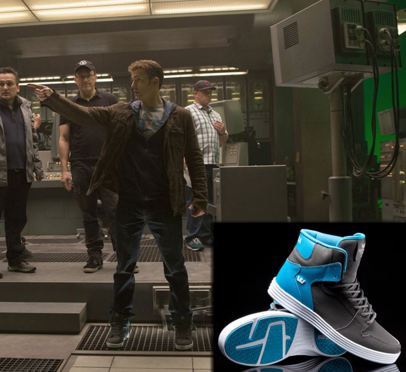 Chris Evans Supra Sneakers Captain America movie