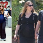 Christian Bale wife pregnant baby bump