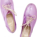 Christian Louboutin Fred Mirror leather Oxfords lilac