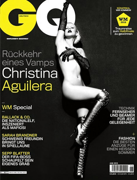 Christina Aguilera GQ Germany June 2010 cover
