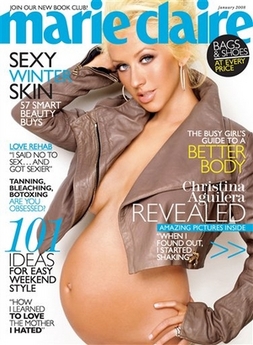 Christina Aguilera Marie Claire Cover