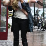 Christy Turlington with son
