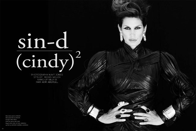 Cindy Crawford Bullett Magazine First Issue 1