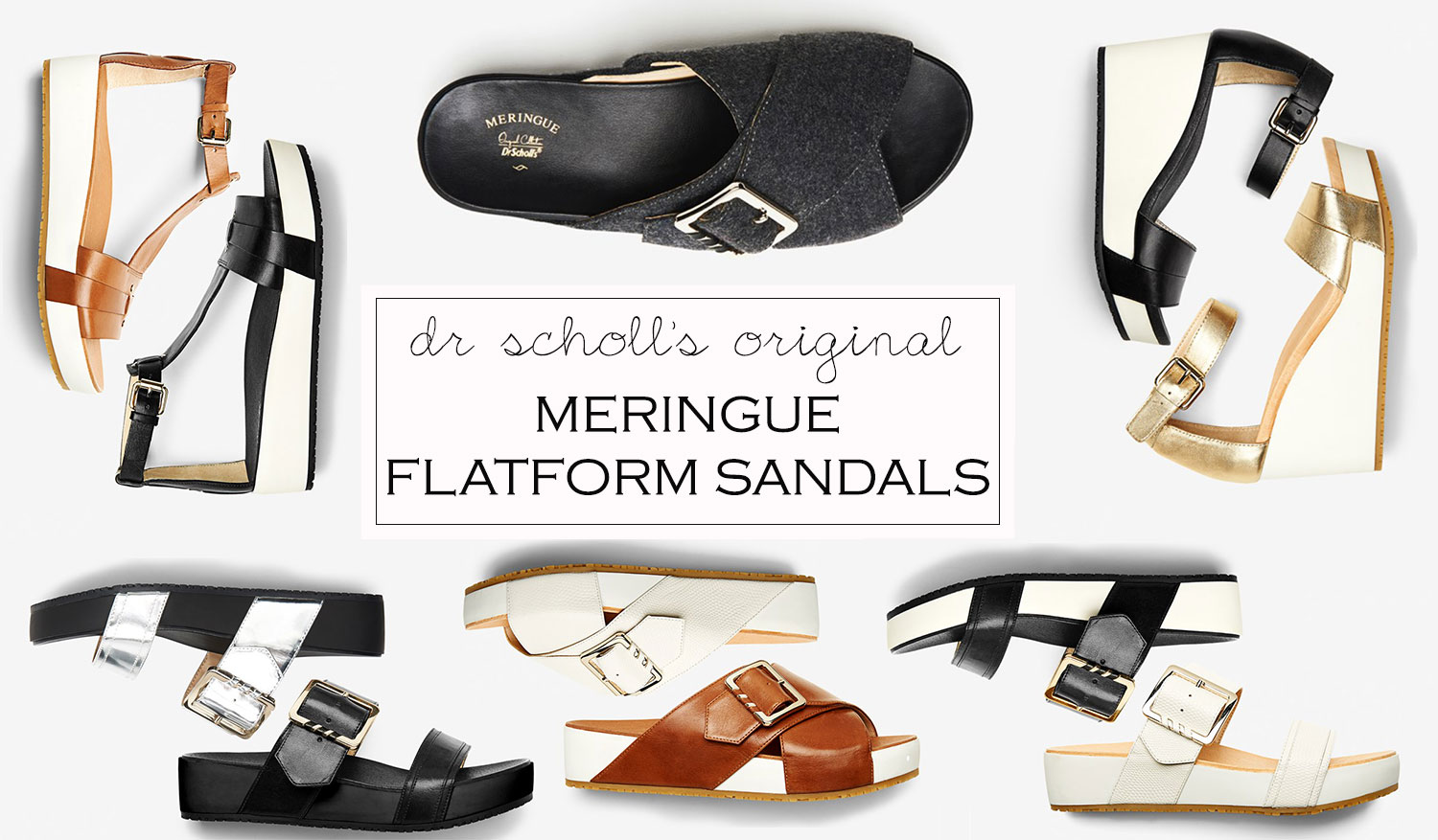 comfy fashionable flatform sandals dr scholls original meringue