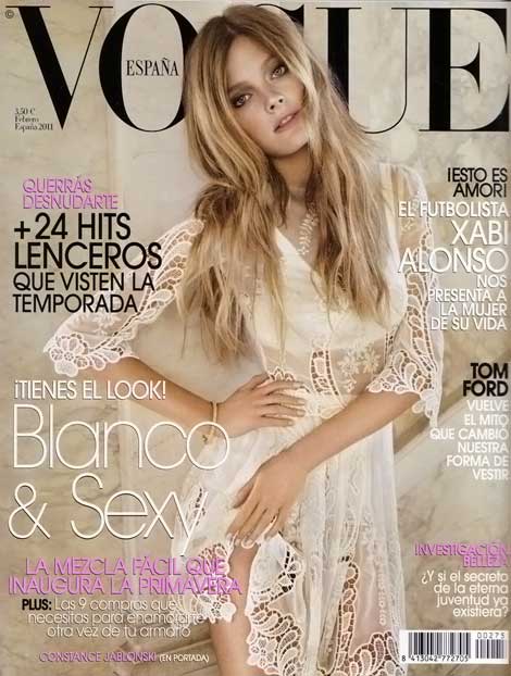 Constance Jablonski Vogue Spain February 2011 cover