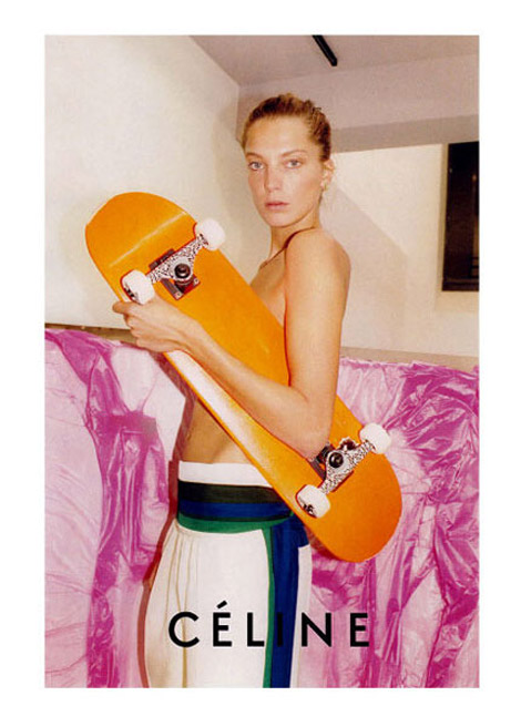 Daria Werbowy Celine Spring Summer 2011 ad campaign