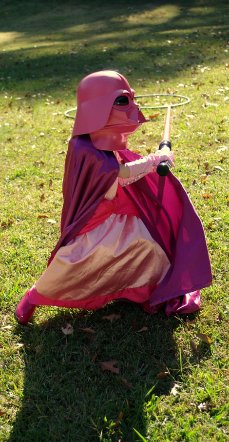 Darth Vader costume for little girls Princess Darth Vader