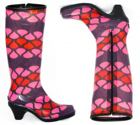 Dav rain boots pink