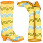 Dav rain boots yellow