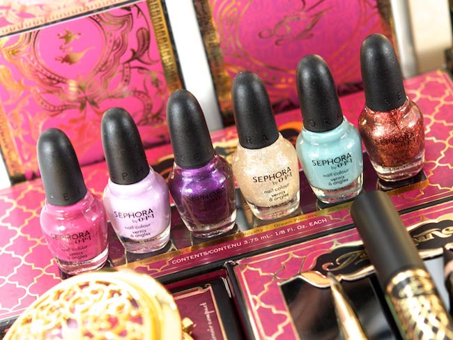 Disney Jasmine collection at Sephora nail polish set