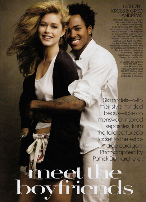 Meet The Models Boyfriends In Vogue US May 2009!