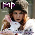 Drew Barrymore Pop magazine November animals issue cover
