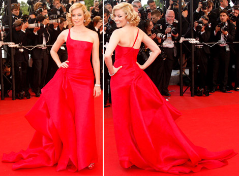 Elizabeth Banks red Armani Cannes 2009 opening