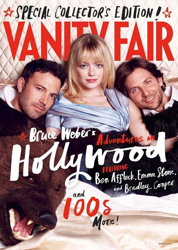 Emma Stone Ben Affleck Bradley Cooper Vanity Fair cover