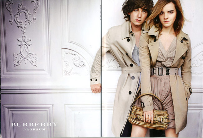 Emma Watson Burberry Summer 2010 Ad Campaign large