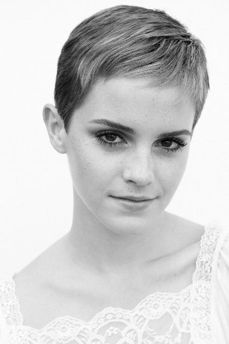 Emma Watson new radically short haircut