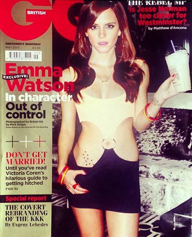 Emma Watson out of control UK GQ magazine