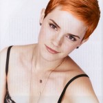 Emma Watson pixie haircut redhair