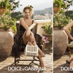 Eva Herzigova Dolce Gabbana Spring Summer 2014 ad campaign