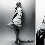 Eva Herzigova Marie Claire calendar Karl Lagerfeld October