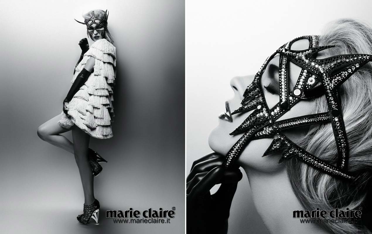 Karl Lagerfeld’s Calendar For Marie Claire With Eva Herzigova
