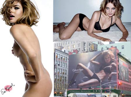 Eva Mendes Undresses for Calvin Klein CK Underwear Ad Campaign