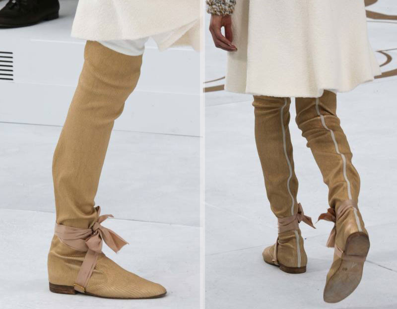 fall 2014 boots Chanel Haute Couture