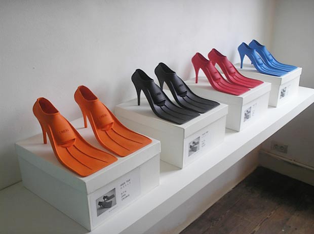 flipper shoes designed by Paul Schietekat
