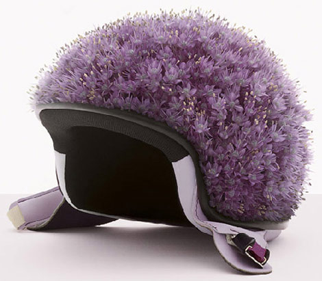 Fulvio Bonavia A Matter of Taste flowers helmet