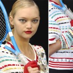 Gemma Ward Chanel SS08 tennis racket