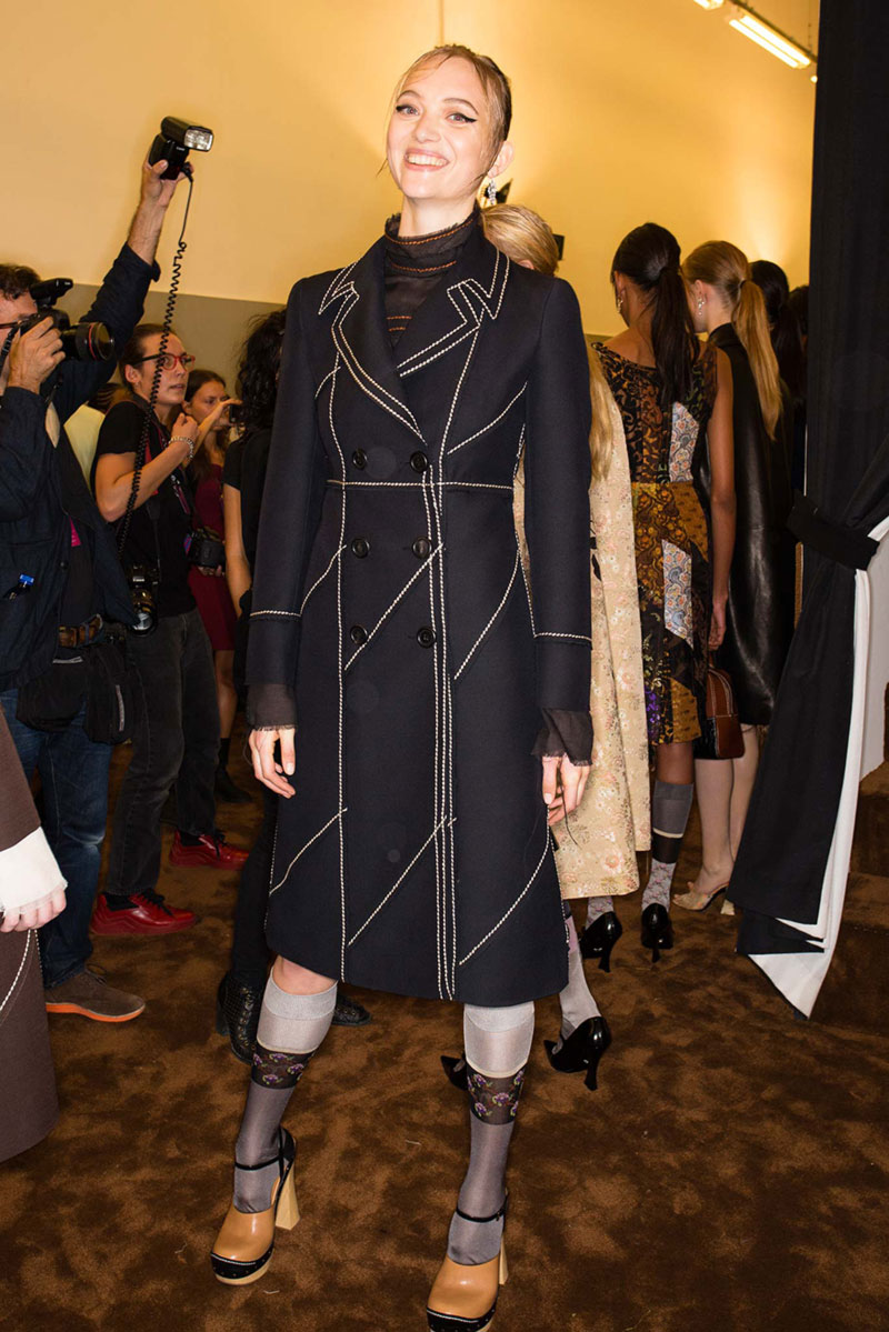 Gemma Ward lost weight back on catwalk Prada show Milan