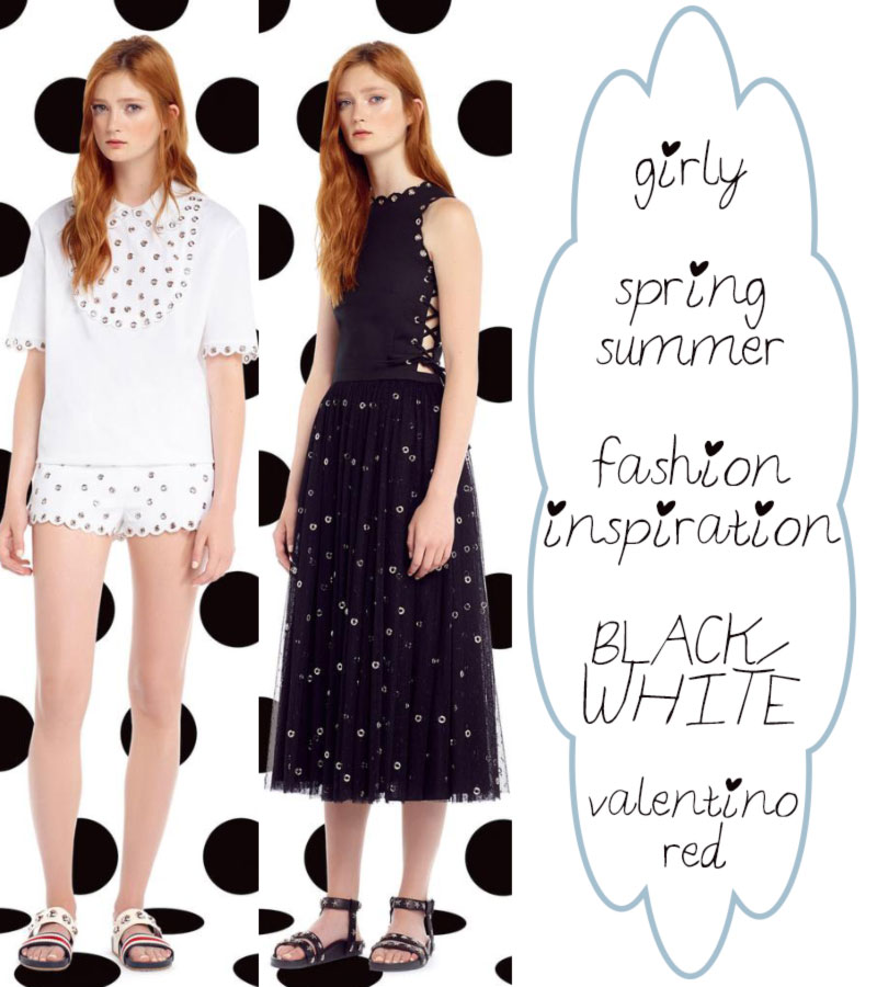 girly fashion inspiration Spring Summer black or white
